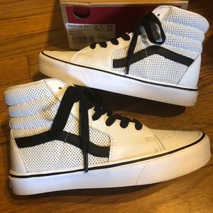 NewinBox Vans Skate Hi Lightweight Leather White